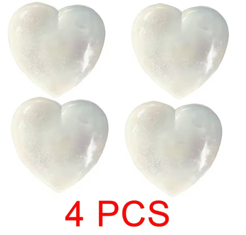 Lot de 4 cœurs squishy devient rose à la lumière du soleil moelleux kawaai